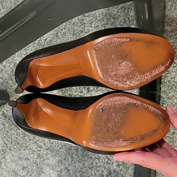 Gucci leather round toe heels 37 1/2 - Picture 4 of 10